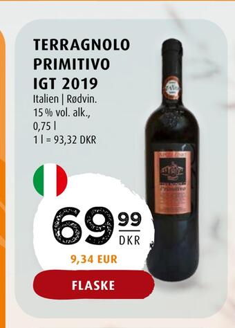 Scandinavian Park Terragnolo primitivo igt 2019 tilbud