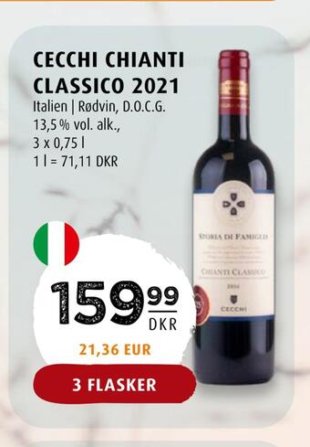 Scandinavian Park Cecchi chianti classico 2021 tilbud