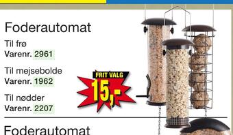 Harald Nyborg Foderautomat tilbud