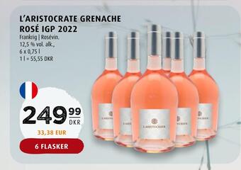 L'aristocrate grenache rosé igp 2022