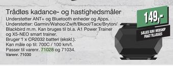Harald Nyborg Trådløs kadance- og hastighedsmåler tilbud