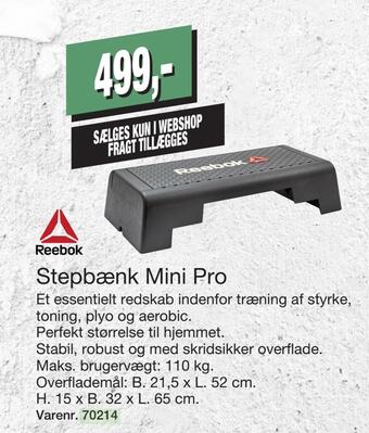 Harald Nyborg Stepbænk mini pro tilbud