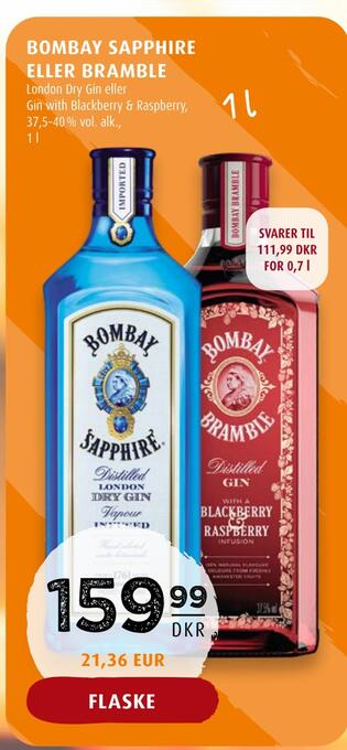 Scandinavian Park Bombay sapphire eller bramble tilbud