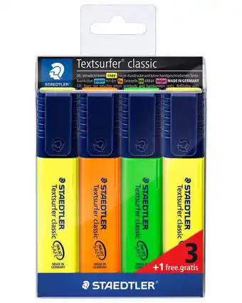 Harald Nyborg Staedtler textsurfer highlighter classic - 4-pak tilbud