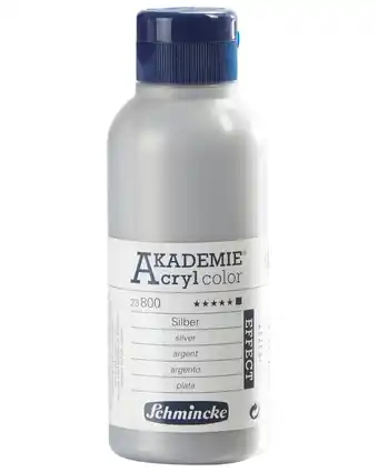 Harald Nyborg Schmincke akrylfarve 250 ml silver tilbud