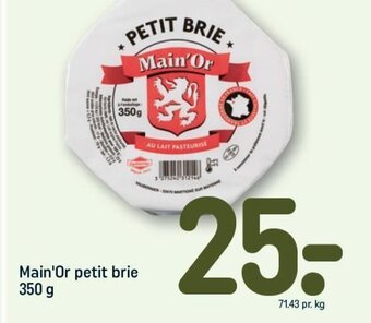 REMA 1000 Main'Or petit brie 350 g tilbud