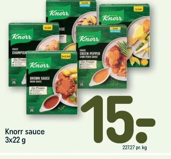 REMA 1000 Knorr sauce tilbud