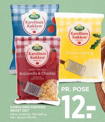 KAROLINES KØKKEN REVET OST