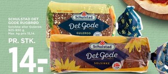 MENY SCHULSTAD DET GODE RUGBRØD tilbud