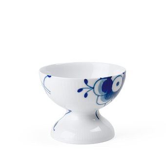 Kop & Kande Royal copenhagen blå mega riflet skål på fod 19 cl tilbud