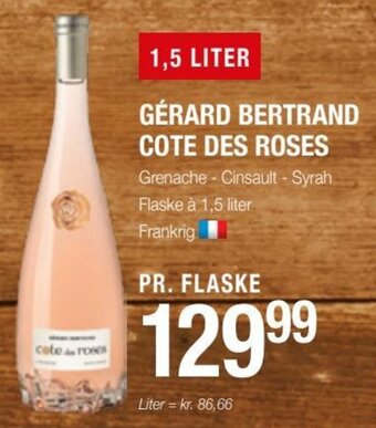 Poetzsch Padborg GÉRARD BERTRAND COTE DES ROSES tilbud