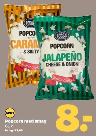 Snack foods popcorn