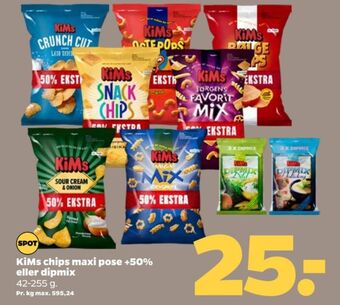 Netto Kims chips tilbud