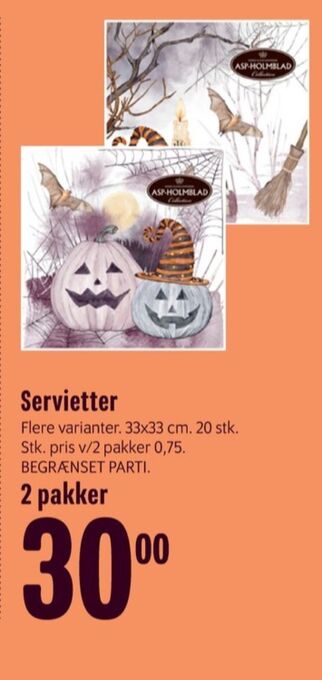 Min Købmand Asp servietter tilbud