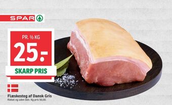 SPAR Ukendt flæskesteg tilbud