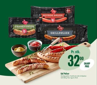 Min Købmand Gøl hotdogpølser tilbud