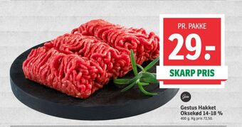 SPAR Gestus hakket oksekød 10-14% tilbud