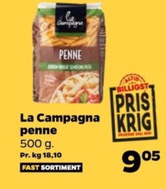Netto La campagna pasta tilbud