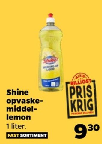 Netto Shine opvaskemiddel tilbud