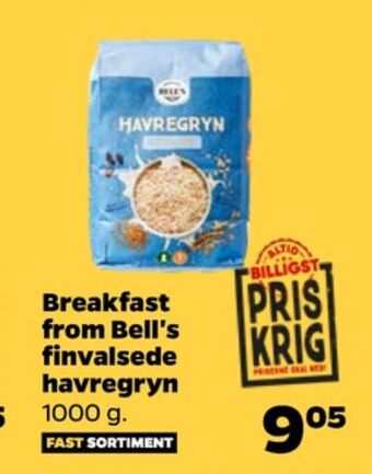Netto Bells havregryn tilbud