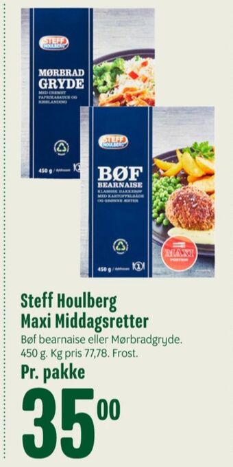 Min Købmand Steff houlberg bøf bearnaise tilbud