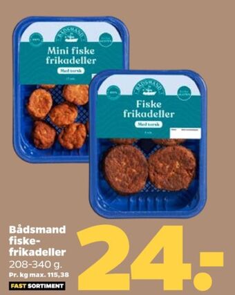 Netto Bådsmand fiskefrikadeller tilbud