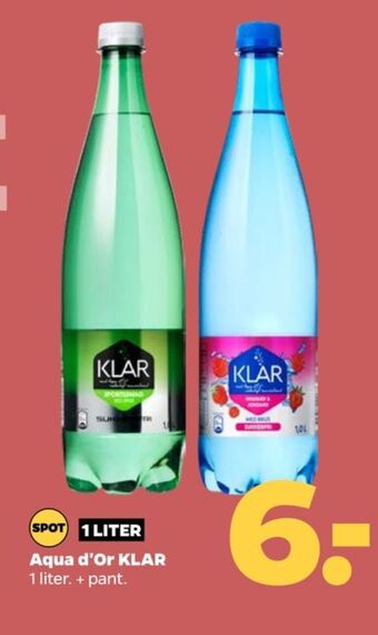 Netto Klar mineralvand tilbud
