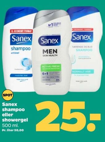Netto Sanex shampoo tilbud