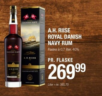 Poetzsch Padborg A.H. RIISE ROYAL DANISH NAVY RUM tilbud