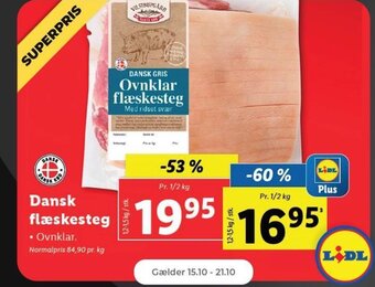 Netto Dansk flæskesteg tilbud