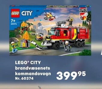 LEGO CITY brandvæsenets kommandovogn