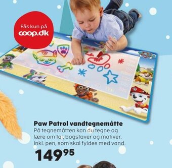 Paw Patrol vandtegnemåtte