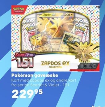 Kvickly Pokémon gaveæske tilbud