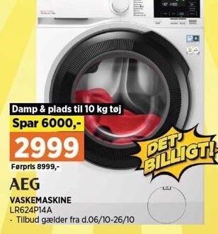 Power Aeg vaskemaskine tilbud
