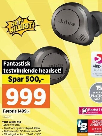 Power Jabra true wireless tilbud