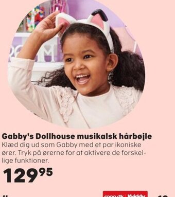 Kvickly Gabby's Dollhouse musikalsk hårbøjle tilbud