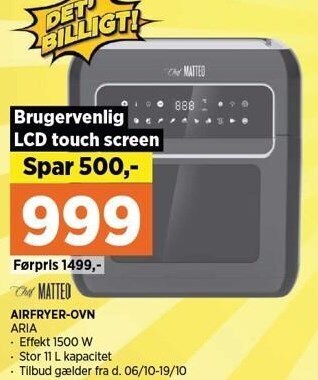 Power Airfryer-ovn tilbud