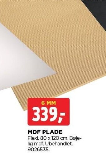 jem & fix Mdf plade tilbud
