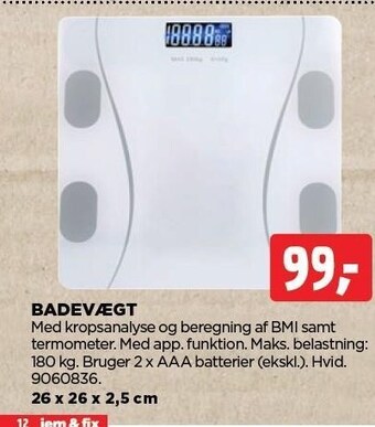 Badevægt