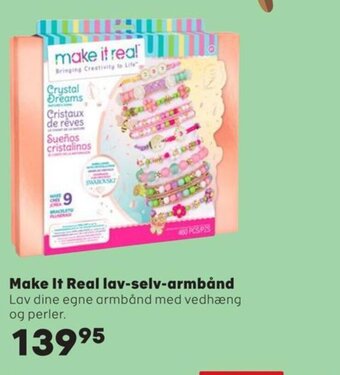Kvickly Make It Real lav-selv-armbånd tilbud