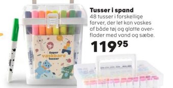 Kvickly Tusser i spand tilbud
