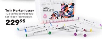 Kvickly Twin Marker tusser tilbud