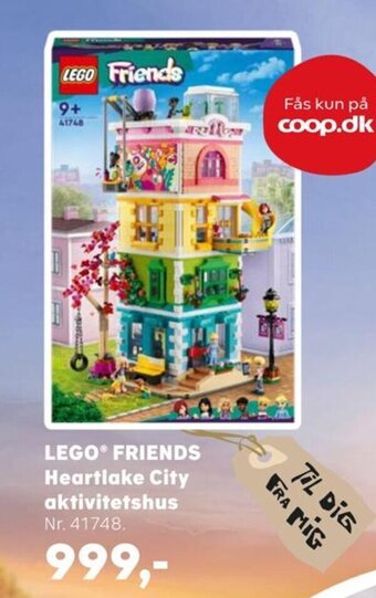Kvickly LEGO® FRIENDS Heartlake City aktivitetshus Nr. 41748. tilbud