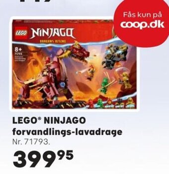 LEGO® NINJAGO forvandlings-lavadrage