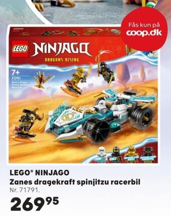 LEGO® NINJAGO Zanes dragekraft spinjitzu racerbil