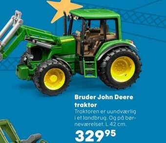 Kvickly Bruder John Deere traktor tilbud