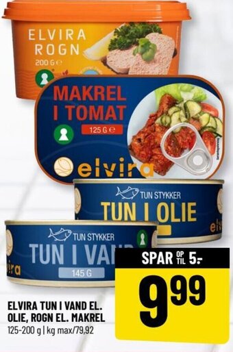 Løvbjerg ELVIRA TUN I VAND EL. OLIE, ROGN EL. MAKREL tilbud
