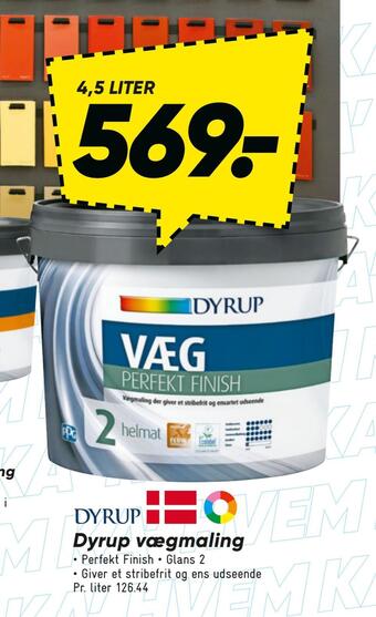 Bilka Dyrup vægmaling tilbud