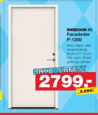 Bauhaus Swedoor dør tilbud