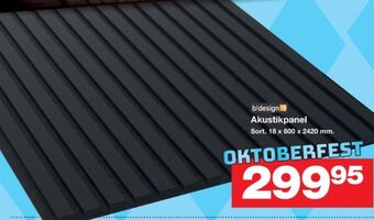 Bauhaus Acupanels akustikpanel tilbud